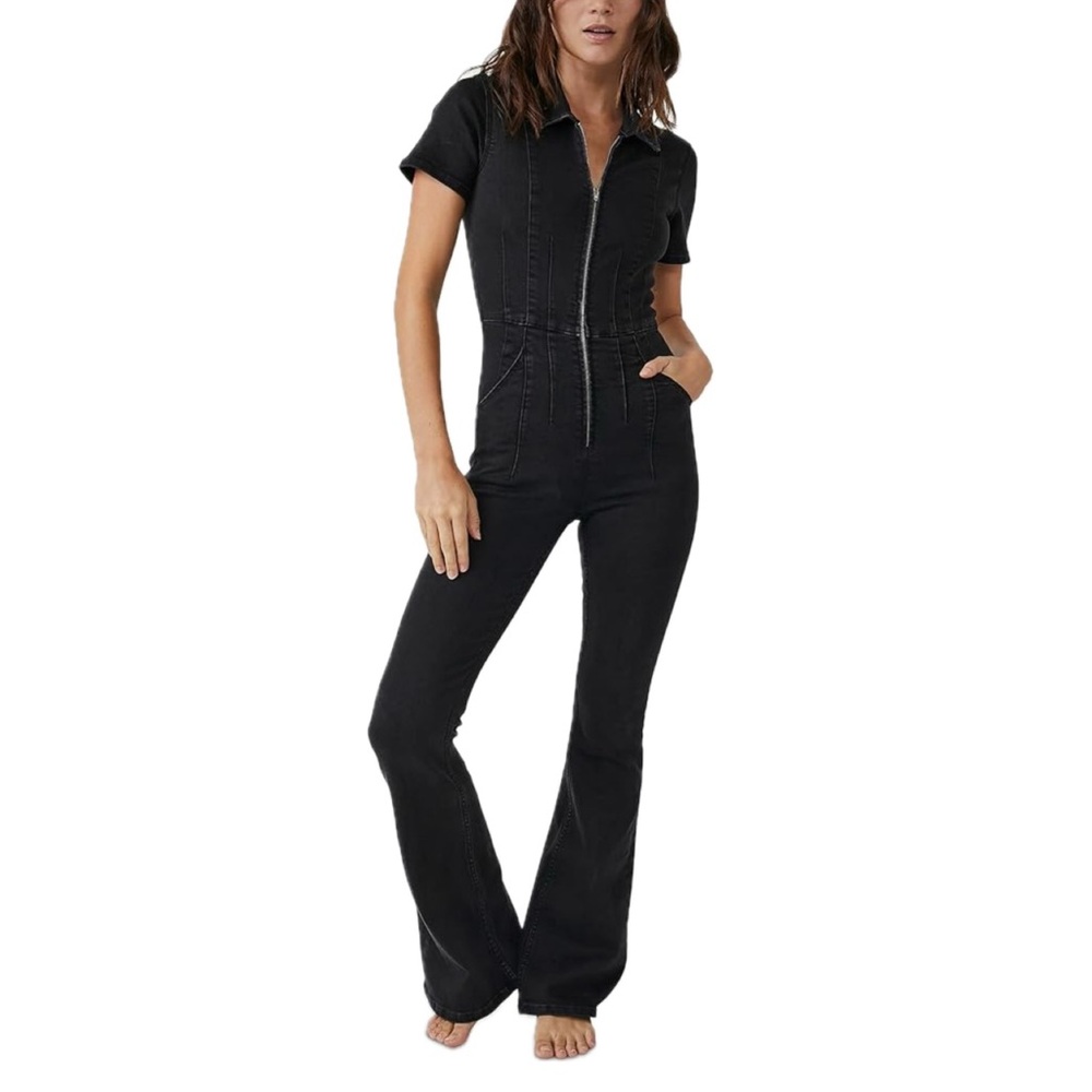Free People | Jayde Flare Jumpsuit NWT